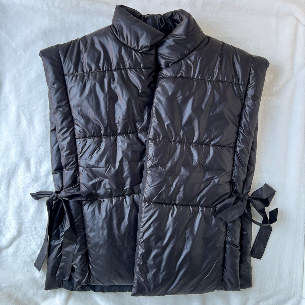 NWT Anthropologie Pilcro Packable Puffer Vest in Black One Size